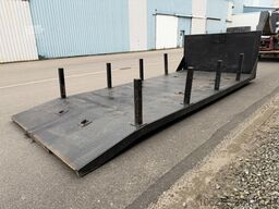 CONTAINER PLATTE CONTAINER / FLATBED CONTAINER 6m x 2m50 ...