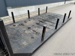 CONTAINER PLATTE CONTAINER / FLATBED CONTAINER 6m x 2m50 ...