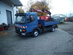 MERCEDES-BENZ 815 Atego Dreiseitenkipper Atlas 60.1 Kran Greif