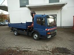 MERCEDES-BENZ 815 Atego Dreiseitenkipper Atlas 60.1 Kran Greif