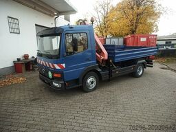 MERCEDES-BENZ 815 Atego Dreiseitenkipper Atlas 60.1 Kran Greif