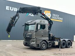MAN TGX 26.580 6x4 Kran Hiab 302-6 + Jib-4