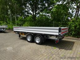 Möslein TTD11 weiß  neuer Tandem 3- Seitenkipper Tieflader-- Neufahrzeug --