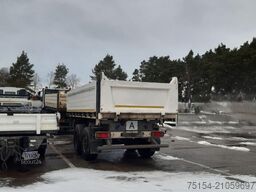 Iveco Magirus + Anhänger + Schiebenschild + Salzstreuer