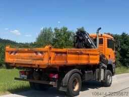 MAN TGA 18.320+KRAN HIAB 099HIDUO/Schneeplug platte