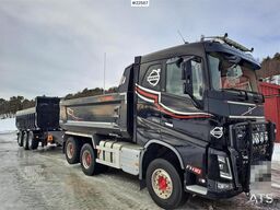 Volvo Fh16 650 6x4 Tipper Truck w/ Sørling Triple Traile