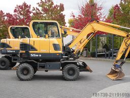 Hyundai Robex 55W-9 Wheeled Excavator 5.5t / 2pc