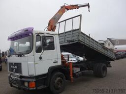 MAN 17-232 KIPPER MET KRAAN HIAB 6,5 TON KRAAN