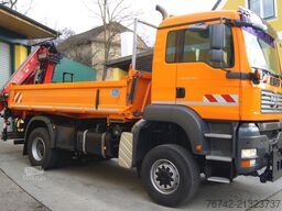 MAN TGA 18.320 BL 4x4 / FASSI F135 abnehmbar/MEILLER/Winterd.