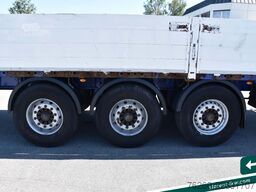 SCHWARZMÜLLER Baustofftrailer Lenkachse BPW 80cm Bordwände