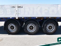 SCHWARZMÜLLER Baustofftrailer Lenkachse BPW 80cm Bordwände