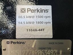 Perkins 1104A-44TG2 - 88 kVA Generator - DPX-19805