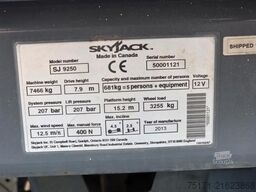 SkyJack SJ9250RT Diesel, 4x4 Drive, 17.2m Working Height,