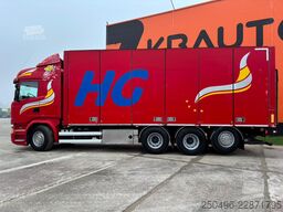 Scania G490 8x4 OPENSIDE BOX
