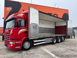 Scania G490 8x4 OPENSIDE BOX