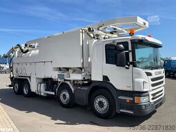 Scania P 450 8x4 Euro 6 Hvidtved Larsen 15m³ Combi