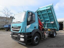 iveco Stralis 310 3-S-Kipper Fassi-Kran Funk