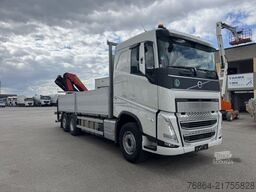 VOLVO FH 500 6X2 EURO6, RETARDER, PRITSCHE, PALFINGER PK22002-EH