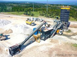 FABO mobile concrete mixing plants 120 m³/h Mobile Concrete Mixing Plant