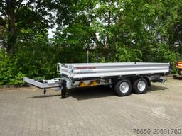 Möslein TTD11 weiß  neuer Tandem 3- Seitenkipper Tieflader-- Neufahrzeug --
