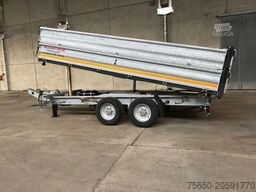 Möslein TTD11- BA Verzinkt neuer Tandem 3- Seitenkipper Tiefladermit Bordwand- Aufsatz-- Neufahrzeug --