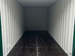 20 Fuß Seecontainer / Neucontainer / Moosgrün RAL 6005/ Materiallager
