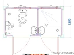 Elipo® Sanitärcontainer WC & Dusche Container