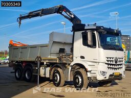 Mercedes Arocs 3240 8X4 HIAB X-HIDUO 188 E-2 Kran Crane ...