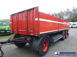 Krone 3-axle open box drawbar trailer ADP 27
