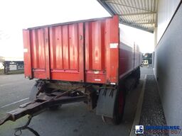 Krone 3-axle open box drawbar trailer ADP 27