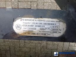 Krone 3-axle open box drawbar trailer ADP 27