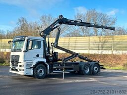 MAN TGS 26.480 6x2 Abrollkipper + Kran Hiab 138-3