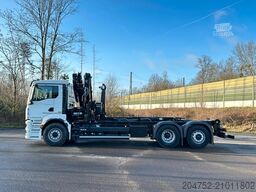 MAN TGS 26.480 6x2 Abrollkipper + Kran Hiab 138-3