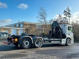 MAN TGS 26.480 6x2 Abrollkipper + Kran Hiab 138-3