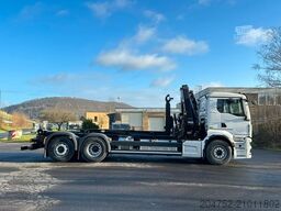 MAN TGS 26.480 6x2 Abrollkipper + Kran Hiab 138-3