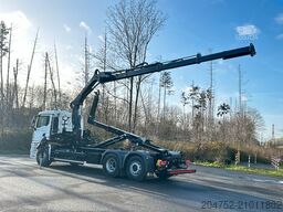 MAN TGS 26.480 6x2 Abrollkipper + Kran Hiab 138-3