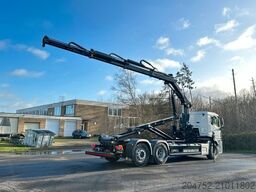 MAN TGS 26.480 6x2 Abrollkipper + Kran Hiab 138-3
