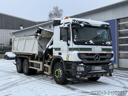 MERCEDES-BENZ ACTROS 3336 6x4 Kipper Kran HIAB 144 B-3