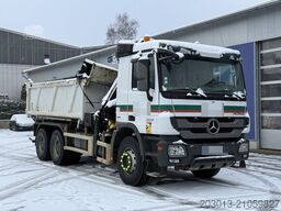 MERCEDES-BENZ ACTROS 3336 6x4 Kipper Kran HIAB 144 B-3