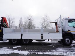 Mercedes-Benz Arocs 2633 flatbed truck / Crane FASSI