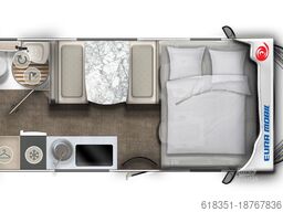 EURA MOBIL ACTIVA ONE 690 HB, Fahrradträger, Dachklima