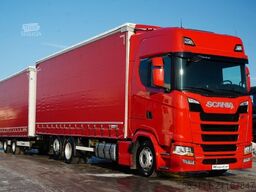 SCANIA S 460 / ZESTAW TANDEM / FIRANKA / 120 M3 / KRONE