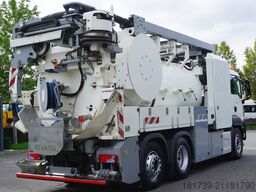 MAN TGS 26.360 E6/RIVARD sewage cleaner 18m3