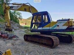 Kobelco SK200LC Excavator with digging bucket