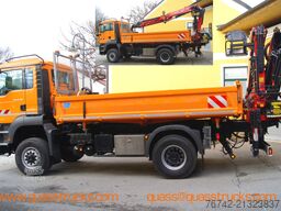 MAN TGA 18.320 BL 4x4 / FASSI F135 abnehmbar/MEILLER/Winterd.