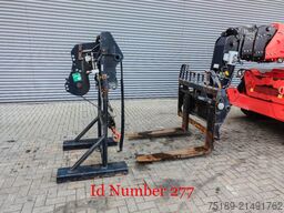 Manitou MRT 2150+ Privilege Radio Remote Winch Forks!