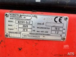 Kubota KX101 Mini Excavator with 2 Buckets