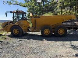 Hydrema 922D dumper with white plates