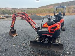 Kubota U17-3a Mini Excavator with Digging Bucket – Custom