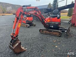 Kubota U17-3a Mini Excavator with Digging Bucket – Custom